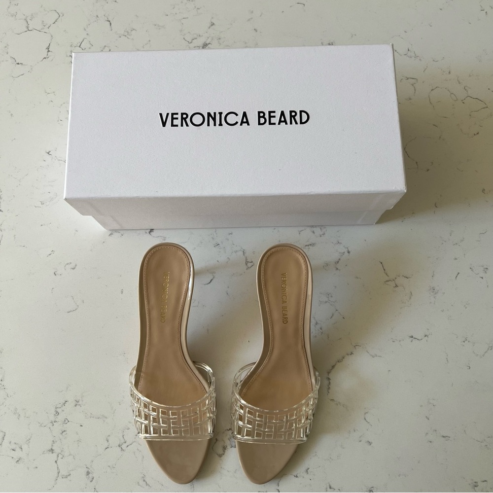 Like New Veronica Beard Tia Jelly Sandal - Picture 2 of 5